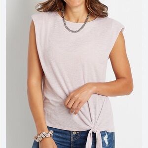 Maurices Soft Pink Muscle Tee